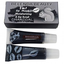 Скраб для губ Belenda Beauty Charcoal 2 in 1