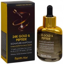 Сыворотка Farm Stay 24 Gold & Peptide