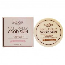 Матирующая, рассыпчатая пудра Sadoer Naturally Good Skin
