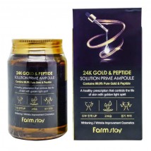 Сыворотка Farm Stay 24 Gold & Peptide,250ml