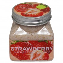 Скраб Wokali Strawberry Sherbet Body Scrub, 350 ml 