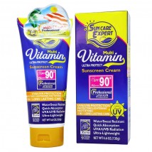 Солнцезащитный крем для тела и лица Sun Care Expert Multi Vitamin SPF 90+ РА+++,130 g