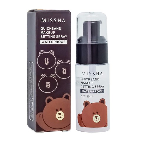 Фиксатор для макияжа Missa Quicksand Maceup Setting Spray, 30ml (мишка)