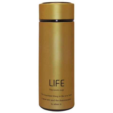 Термос Stainless Steel Vacuum Thermos Cup (золотой), 350 ml life