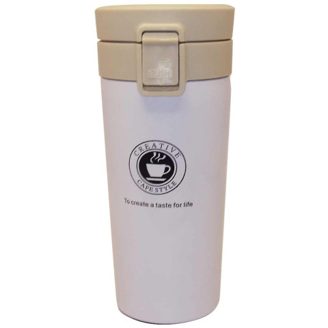 Термос Vacuum Cup Fashion, 350 ml (бежевый)