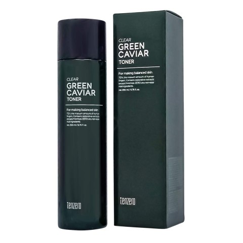 Увлажняющий тонер для лица Tenzero Clear Green Caviar Toner, 200ml