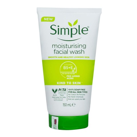 Пенка для умывания Simple Kind to Skin Moisturising Facial Wash, 150ml