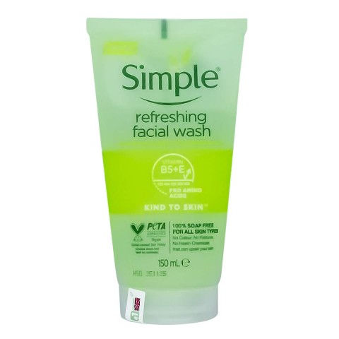 Гель для умывания Simple Regeneration Resisting Facial Wash Kind to Skin, 150ml