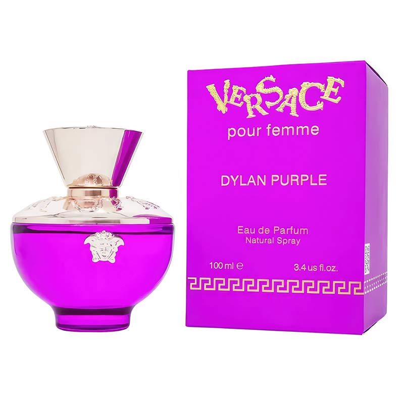 Версаче перпл. Духи Версаче Дилан перпл. Versace pour femme Dylan Purple. Versace Dylan Purple набор. Versace парфюмерная вода Dylan Purple.