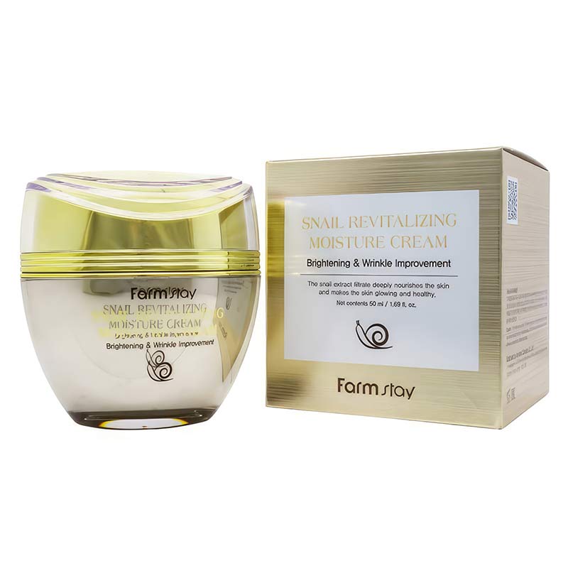 Farmstay Snail Revitalizing Moisture Cream -восстанавливающий крем с улиткой. Farmstay Snail Revitalizing Moisture Cream. Snail Revitalizing Moisture Cream Brightening Wrinkle Improvement. Farm stay snail cream