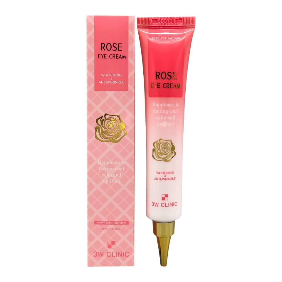 Купить Осветляющий крем для век с экстрактом розы Rose Eye Cream 3W