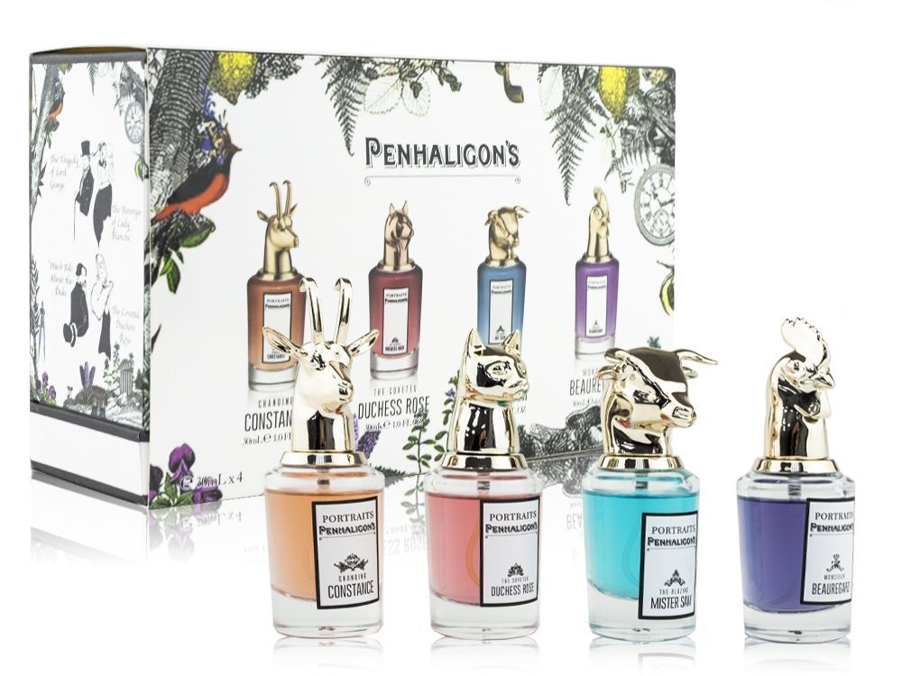 Penhaligon s rose. Парфюм Penhaligon's Constance. Парфюмерный набор Penhaligon's Modern collection 4 в 1. Духи changing Constance Penhaligon's. Духи Penhaligon's набор миниатюр.